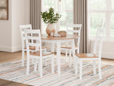 J&M Furniture - Ashley Furniture - Gesthaven Dining Table and 4 Chairs - Dining Table and 4 Chairs - D398D1