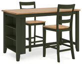 J&M Furniture - Ashley Furniture - Gesthaven Counter Height Dining Table and 2 Barstools - Counter Height Dining Table and 2 Barstools - D401D3