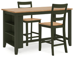 J&M Furniture - Ashley Furniture - Gesthaven Counter Height Dining Table and 2 Barstools - Counter Height Dining Table and 2 Barstools - D401D3