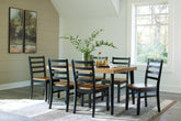 J&M Furniture - Ashley Furniture - Blondon Dining Table and 6 Chairs (Set of 7) - RECT DRM Table Set (7/CN) - D413-425