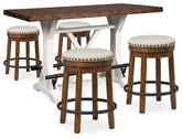 J&M Furniture - Ashley Furniture - Valebeck Counter Height Table and 4 Stools - Counter Height Table and 4 Stools - D546D8