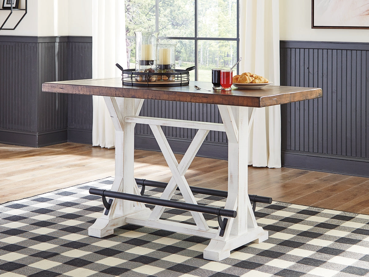 J&M Furniture - Ashley Furniture - Valebeck Counter Height Dining Table - RECT Dining Room Counter Table - D546-13