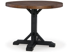 Valebeck Counter Height Table and 4 Barstools