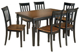 J&M Furniture - Ashley Furniture - Owingsville Dining Table and 6 Chairs - Dining Table and 6 Chairs - D580D13