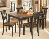 J&M Furniture - Ashley Furniture - Owingsville Dining Table and 4 Chairs - Dining Table and 4 Chairs - D580D8