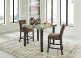 J&M Furniture - Ashley Furniture - Jeshina Counter Height Dining Table and 2 Barstools - Counter Height Dining Table and 2 Barstools - PCD581D6