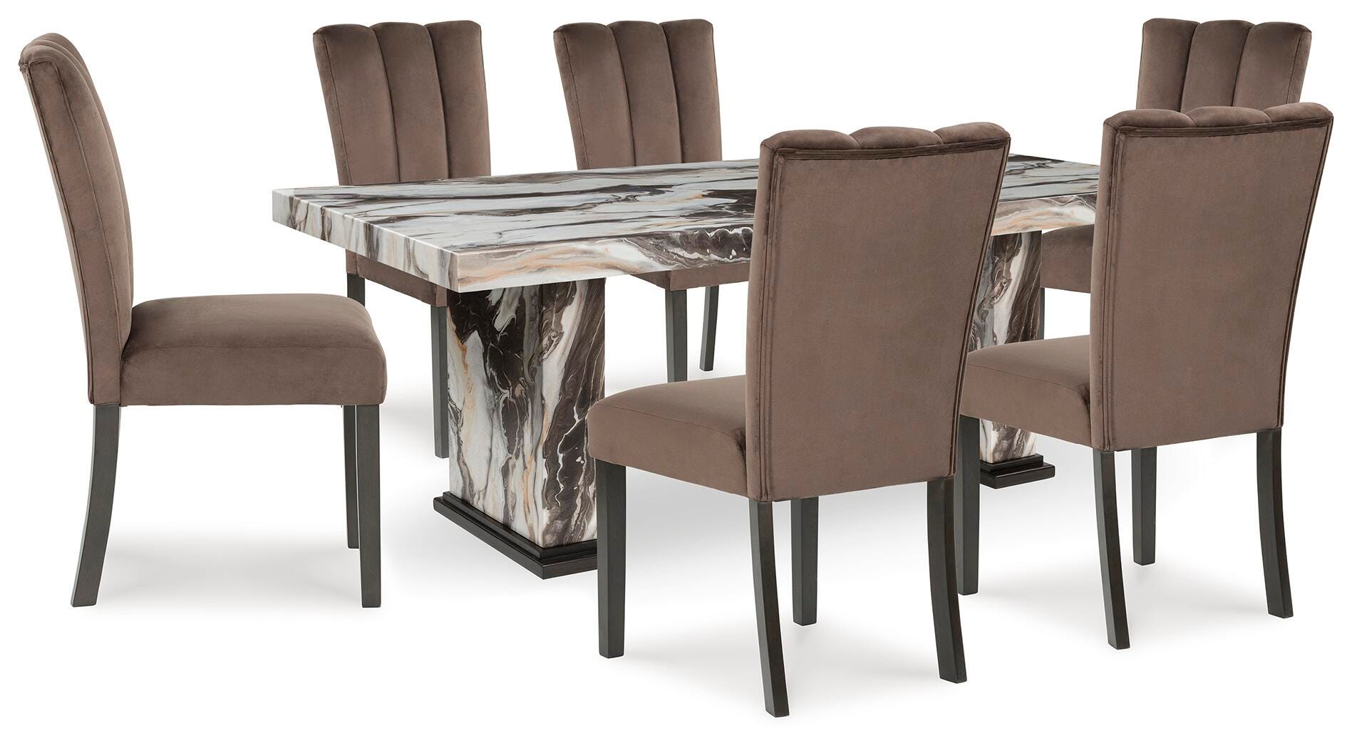 J&M Furniture - Ashley Furniture - Jeshina Dining Table and 6 Chairs - Dining Table and 6 Chairs - PCD581D5