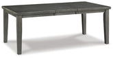 J&M Furniture - Ashley Furniture - Hallanden Dining Extension Table - RECT DRM Butterfly EXT Table / Gray - D589-35