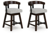 J&M Furniture - Ashley Furniture - Haddigan Counter Height Barstool (Set of 2) - Counter Height Barstool (Set of 2) - D596-224X2