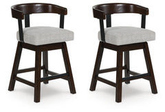 J&M Furniture - Ashley Furniture - Haddigan Counter Height Barstool (Set of 2) - Counter Height Barstool (Set of 2) - D596-224X2
