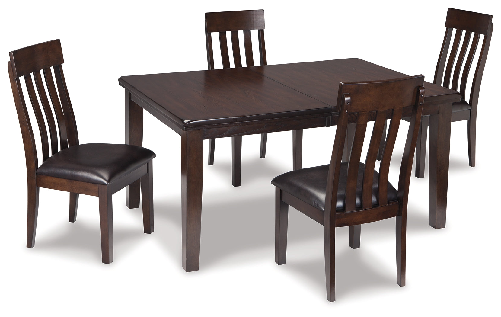 J&M Furniture - Ashley Furniture - Haddigan Dining Table and 4 Chairs - Dining Table and 4 Chairs - D596D1