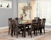J&M Furniture - Ashley Furniture - Haddigan Dining Table and 8 Chairs - Dining Table and 8 Chairs - D596D4