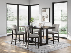 J&M Furniture - Ashley Furniture - Neymorton Counter Height Dining Table and 4 Barstools - Counter Height Dining Table and 4 Barstools - D618D5
