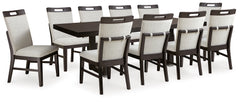 J&M Furniture - Ashley Furniture - Neymorton Dining Table and 10 Chairs - Dining Table and 10 Chairs - D618D4