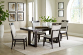 J&M Furniture - Ashley Furniture - Neymorton Dining Table and 4 Chairs - Dining Table and 4 Chairs - D618D1