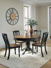 J&M Furniture - Ashley Furniture - Clorazi Extension Dining Table and 4 Chairs - Extension Dining Table and 4 Chairs - PCD619D2