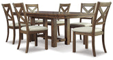 J&M Furniture - Ashley Furniture - Moriville Dining Table and 6 Chairs - Dining Table and 6 Chairs - D631D11
