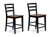 J&M Furniture - Ashley Furniture - Wildenauer Counter Height Barstool (Set of 2) - Counter Height Barstool (Set of 2) - D634-124X2