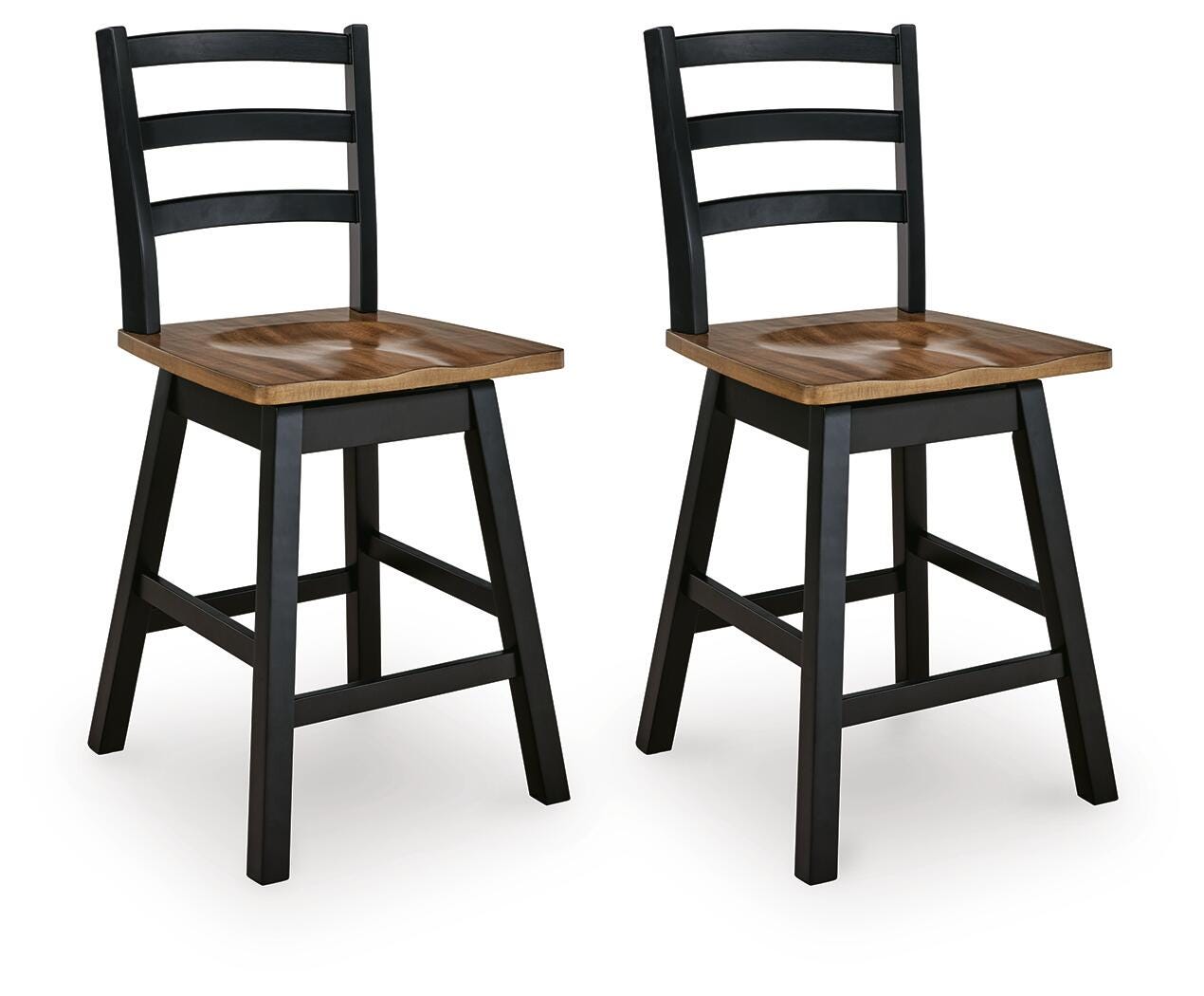 J&M Furniture - Ashley Furniture - Wildenauer Counter Height Barstool (Set of 2) - Counter Height Barstool (Set of 2) - D634-224X2
