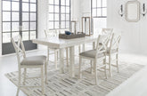 J&M Furniture - Ashley Furniture - Robbinsdale Counter Height Dining Table and 6 Barstools - Counter Height Dining Table and 6 Barstools - D642D5