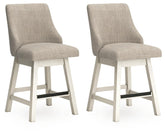 J&M Furniture - Ashley Furniture - Robbinsdale Counter Height Barstool (Set of 2) - Counter Height Barstool (Set of 2) - D642-324X2