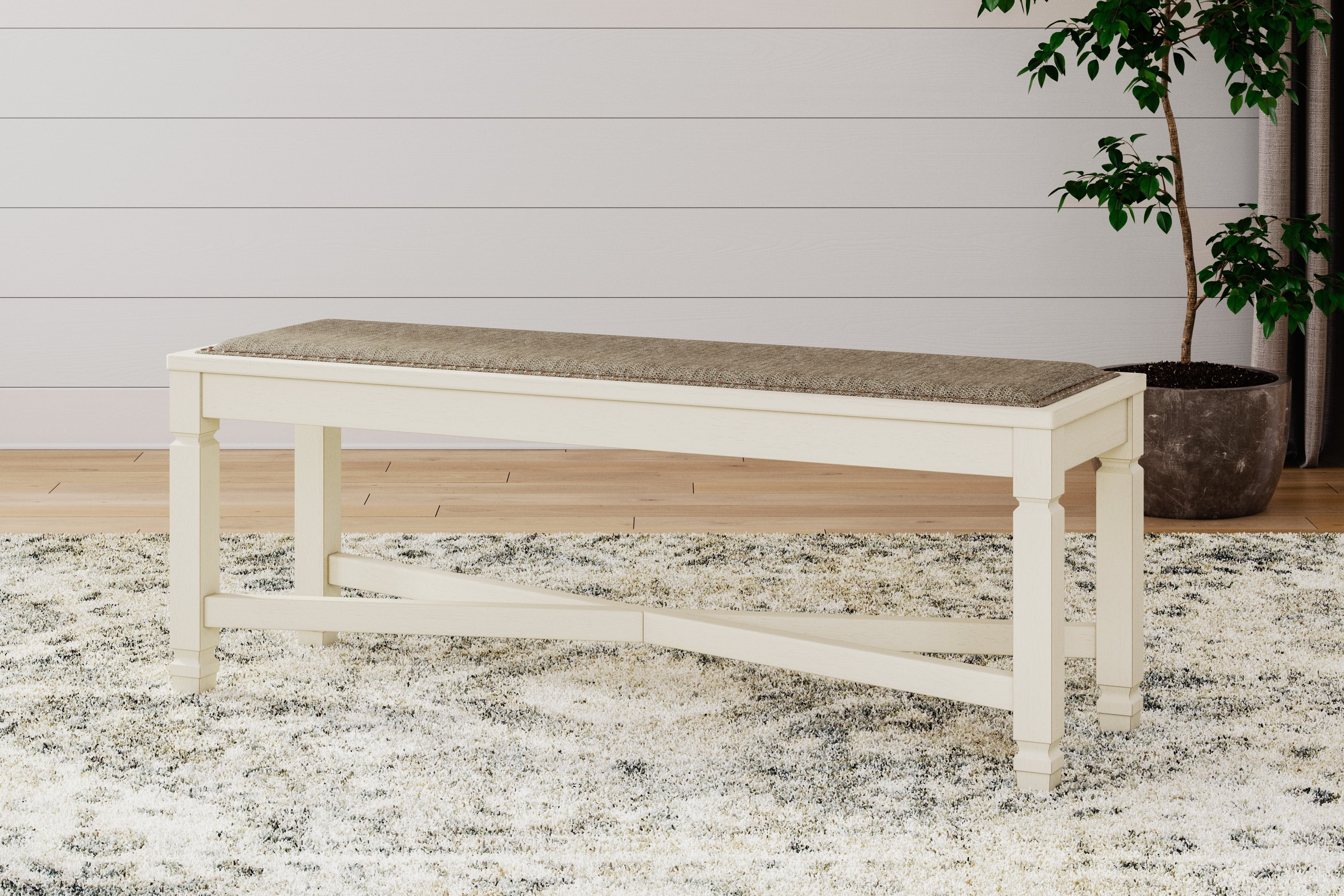 J&M Furniture - Ashley Furniture - Bolanburg Dining Bench - Large UPH Dining Room Bench - D647-00