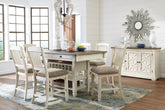 J&M Furniture - Ashley Furniture - Bolanburg Counter Height Dining Table and 6 Barstools with Server - Counter Height Dining Table and 6 Barstools with Server - D647D23