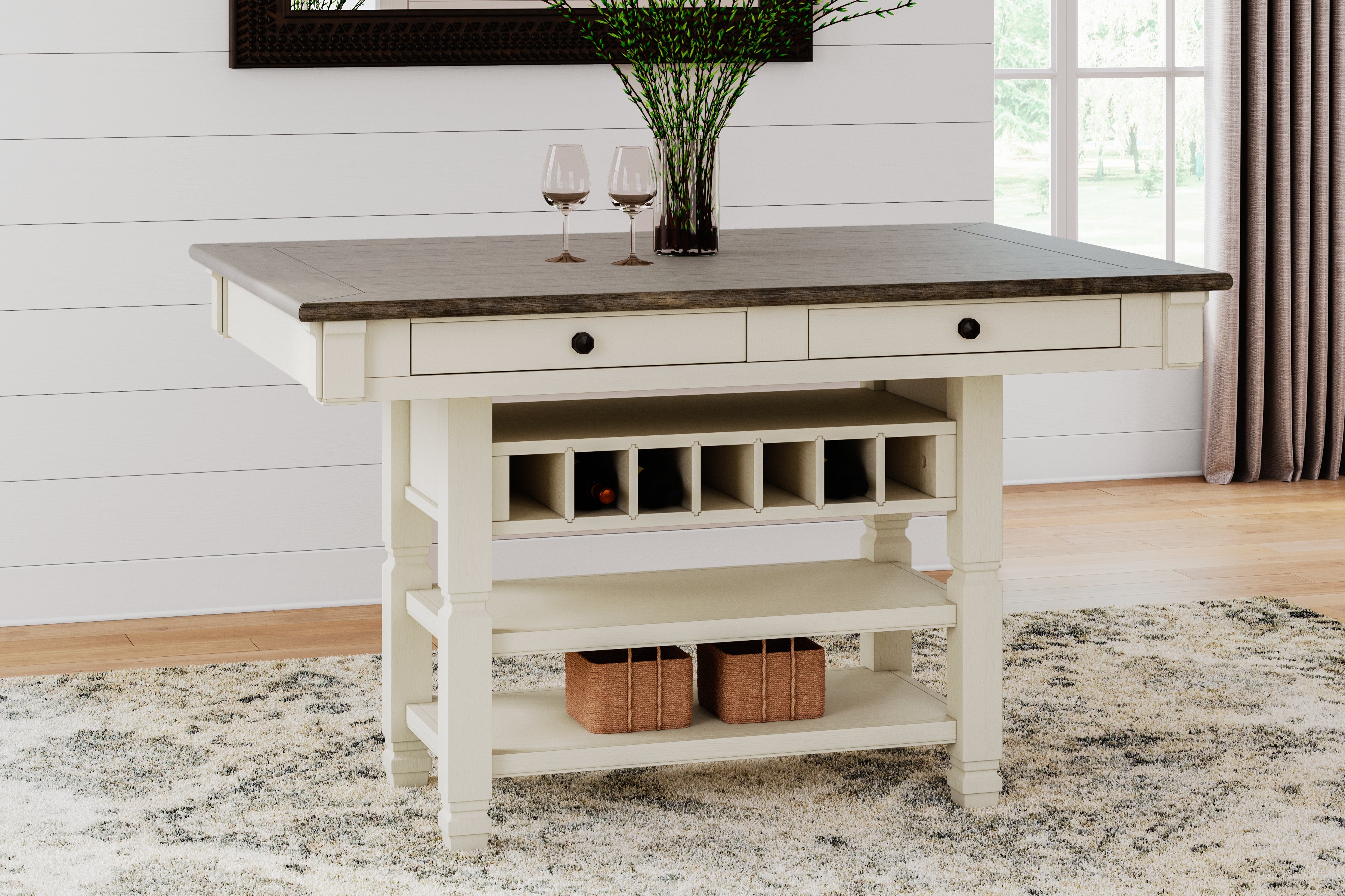 J&M Furniture - Ashley Furniture - Bolanburg Counter Height Dining Table - RECT Dining Room Counter Table - D647-32