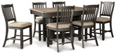 J&M Furniture - Ashley Furniture - Tyler Creek Counter Height Dining Table and 6 Barstools - Counter Height Dining Table and 6 Barstools - D736D5