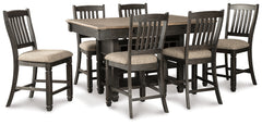 J&M Furniture - Ashley Furniture - Tyler Creek Counter Height Dining Table and 6 Barstools - Counter Height Dining Table and 6 Barstools - D736D5