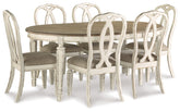 J&M Furniture - Ashley Furniture - Realyn Dining Table and 6 Chairs - Dining Table and 6 Chairs - D743D13