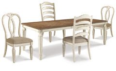 J&M Furniture - Ashley Furniture - Realyn Dining Table and 4 Chairs - Dining Table and 4 Chairs - D743D17