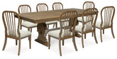 J&M Furniture - Ashley Furniture - Sturlayne Dining Table and 8 Chairs - Dining Table and 8 Chairs - D787D4