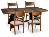 J&M Furniture - Ashley Furniture - Greddinton Extension Dining Table and 4 Chairs - Extension Dining Table and 4 Chairs - PCD824D7