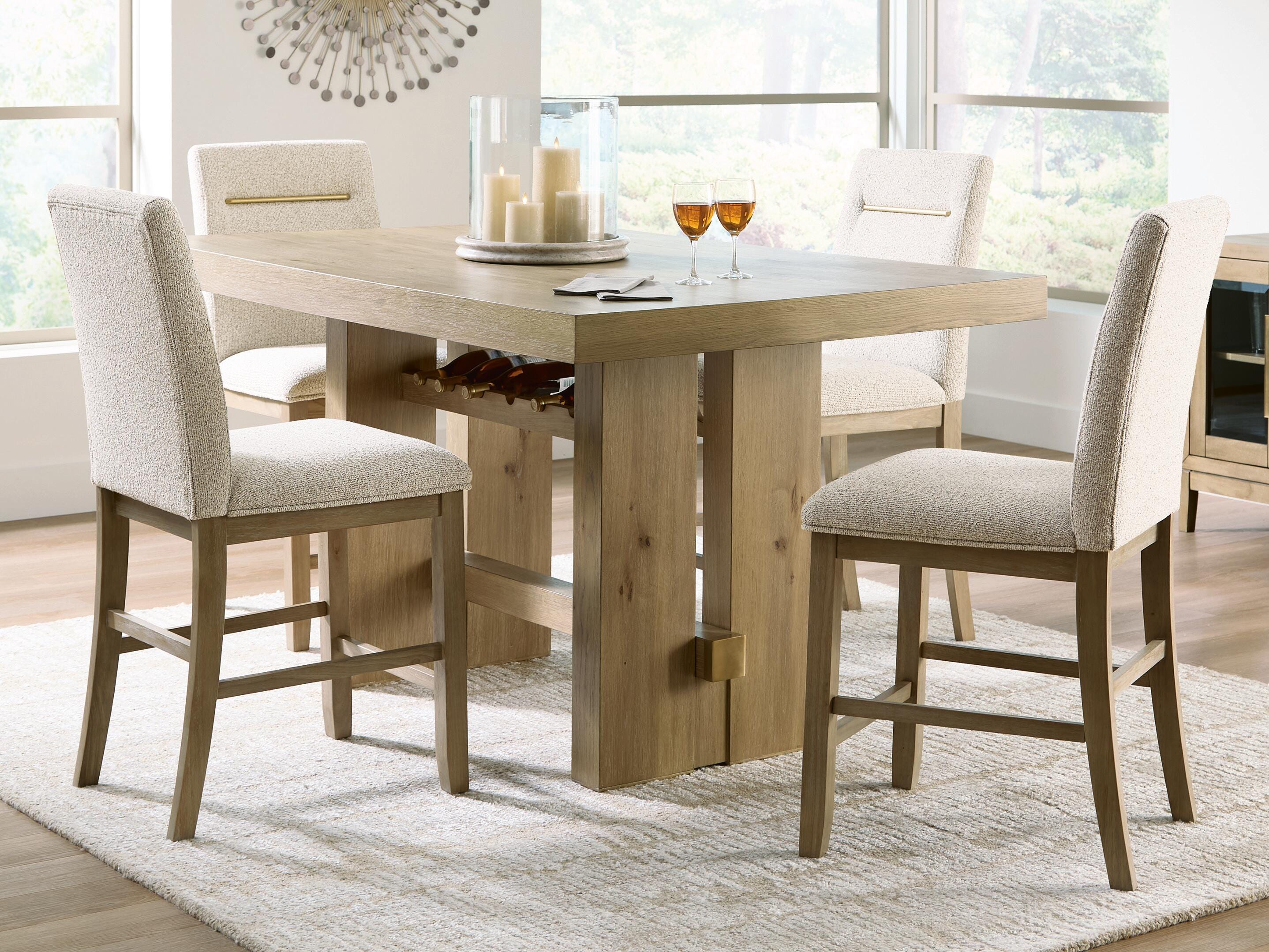 J&M Furniture - Ashley Furniture - Lasinger Counter Height Dining Table and 4 Barstools - Counter Height Dining Table and 4 Barstools - PCD852D2
