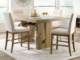 J&M Furniture - Ashley Furniture - Lasinger Counter Height Dining Table and 4 Barstools - Counter Height Dining Table and 4 Barstools - PCD852D2