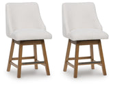 J&M Furniture - Ashley Furniture - Cabalynn Counter Height Barstool (Set of 2) - Counter Height Barstool (Set of 2) - D974-324X2