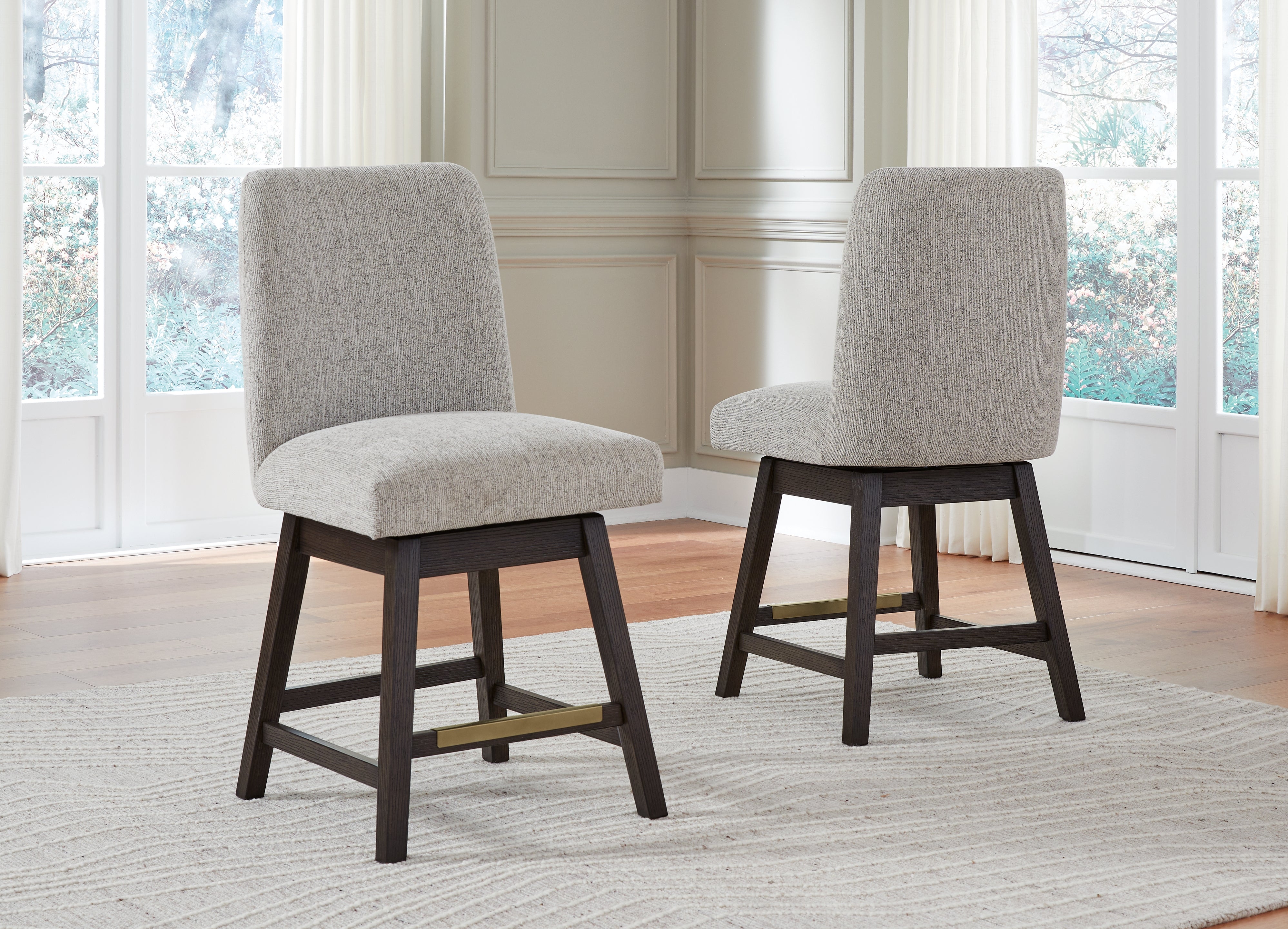 J&M Furniture - Ashley Furniture - Burkhaus Counter Height Barstool (Set of 2) - Counter Height Barstool (Set of 2) - D984-124X2