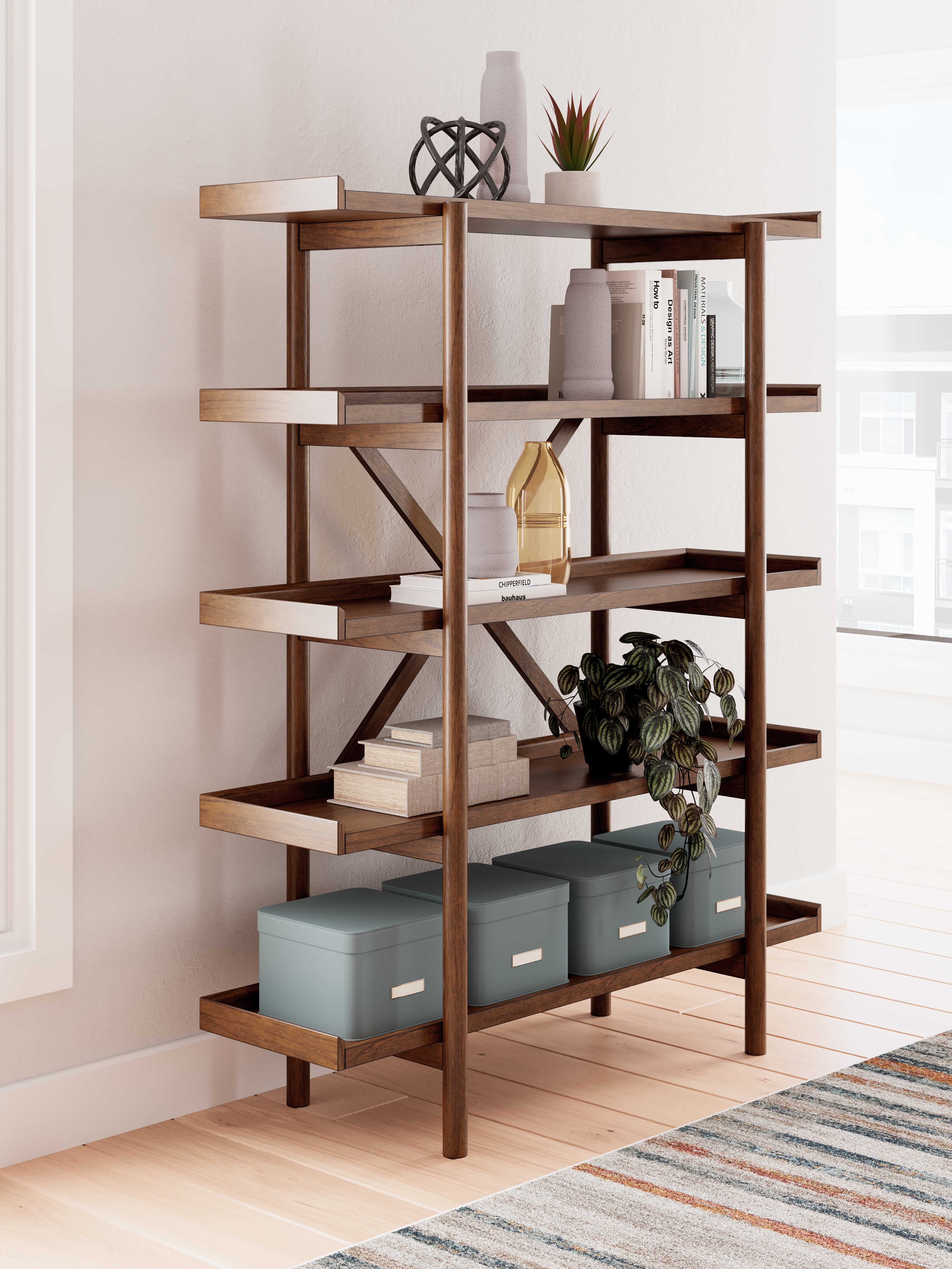 J&M Furniture - Ashley Furniture - Lyncott 70" Bookcase - Bookcase - H615-70