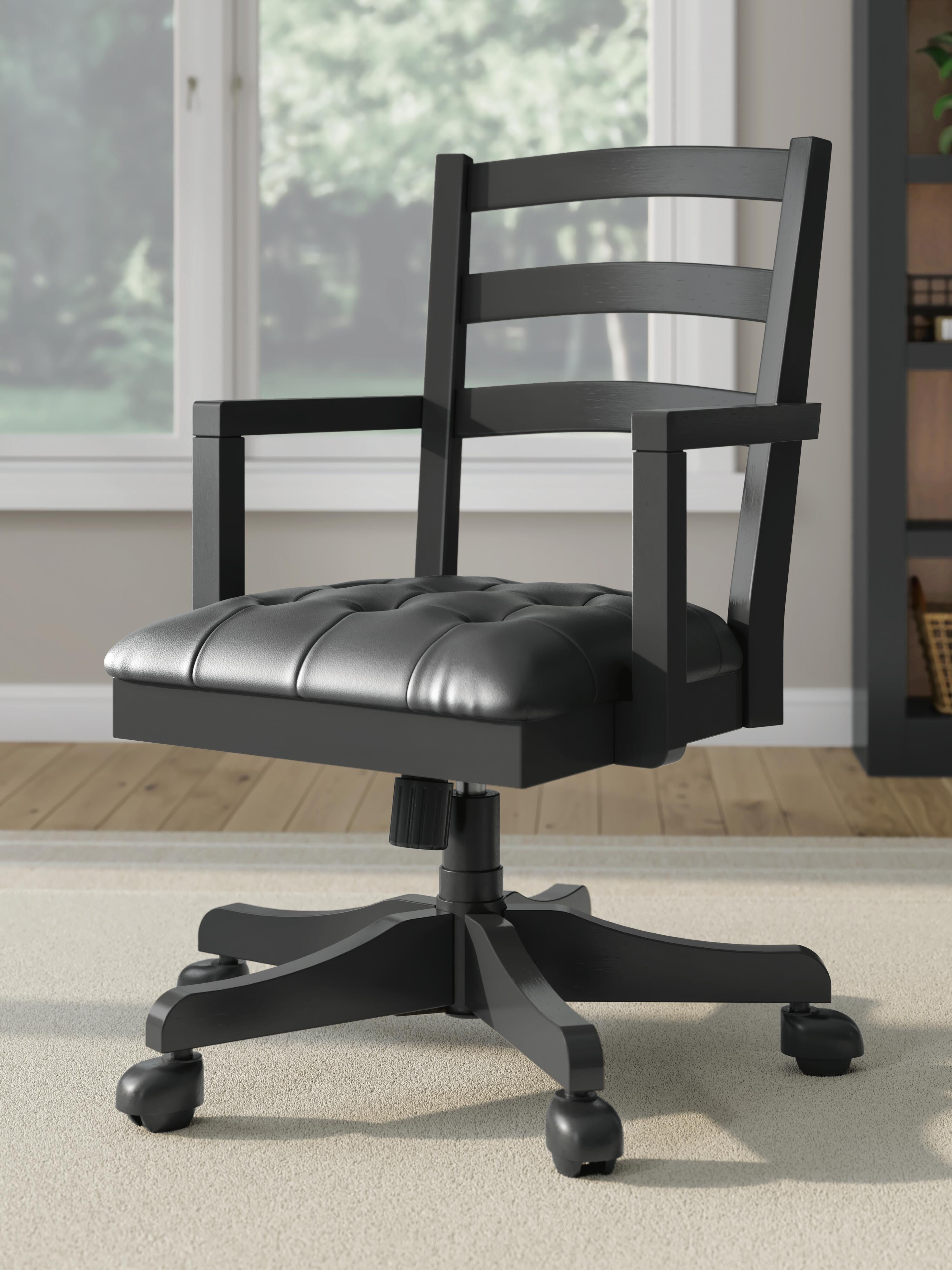 J&M Furniture - Ashley Furniture - Wildenauer Home Office Desk Chair - Home Office Swivel Desk Chair - H664-01A