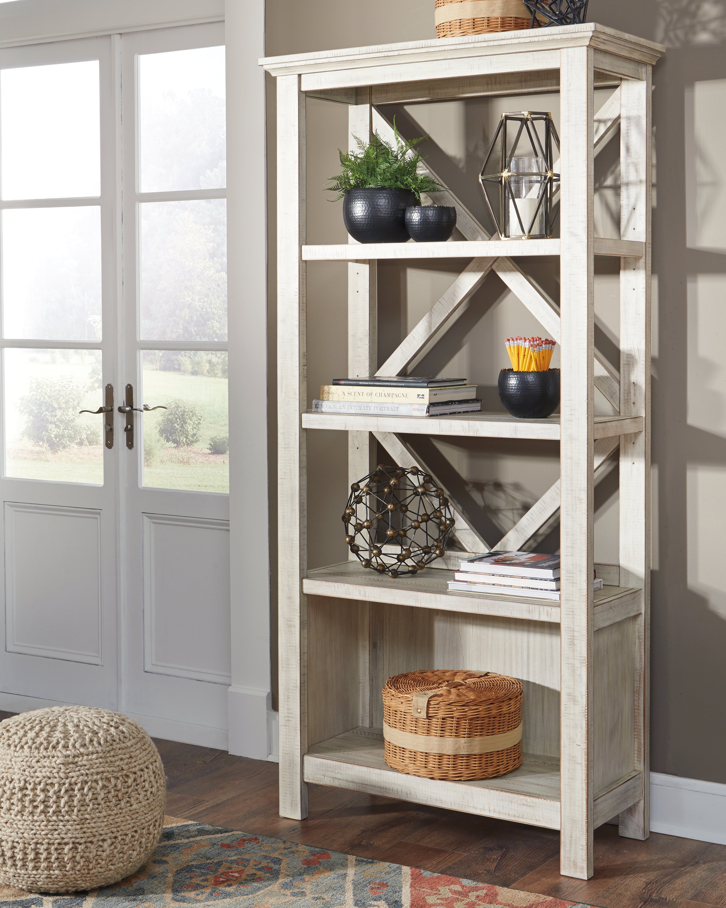 J&M Furniture - Ashley Furniture - Carynhurst 75" Bookcase - Large Bookcase - H755-17