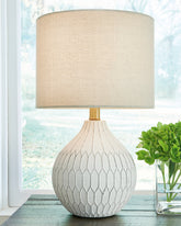 J&M Furniture - Ashley Furniture - Wardmont Table Lamp - Ceramic Table Lamp (1/CN) - L180094