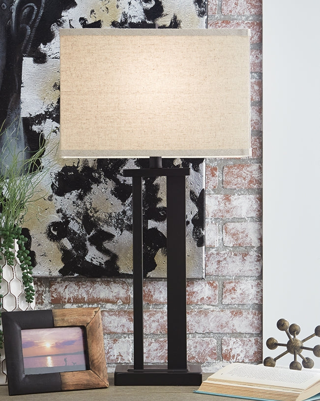J&M Furniture - Ashley Furniture - Aniela Table Lamp (Set of 2) - Metal Table Lamp (Set of 2) - L204074