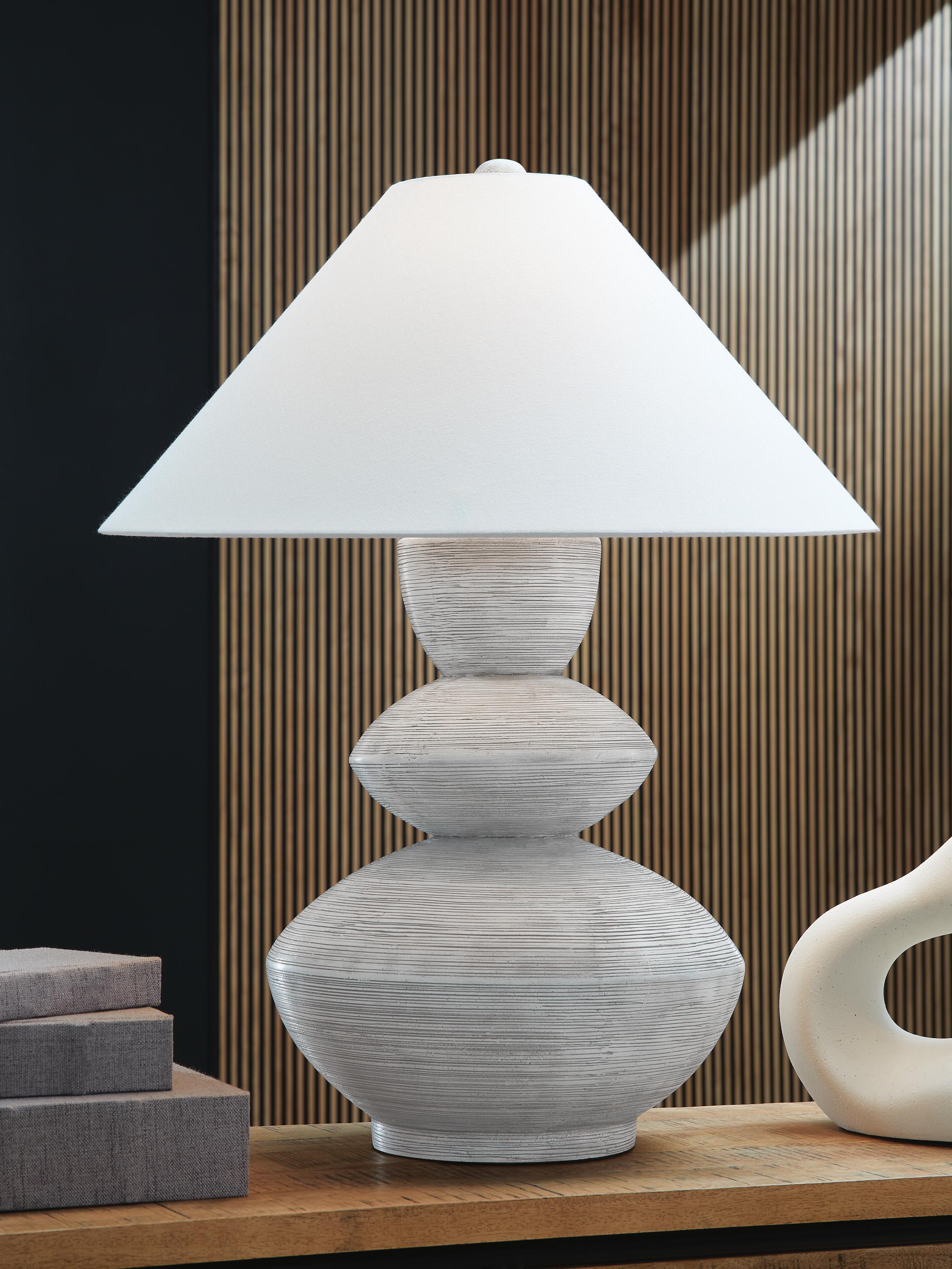 J&M Furniture - Ashley Furniture - Brickdon Table Lamp - Poly Table Lamp (1/CN) - L235874
