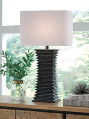 J&M Furniture - Ashley Furniture - Golzar Table Lamp - Poly Table Lamp (1/CN) - L236094