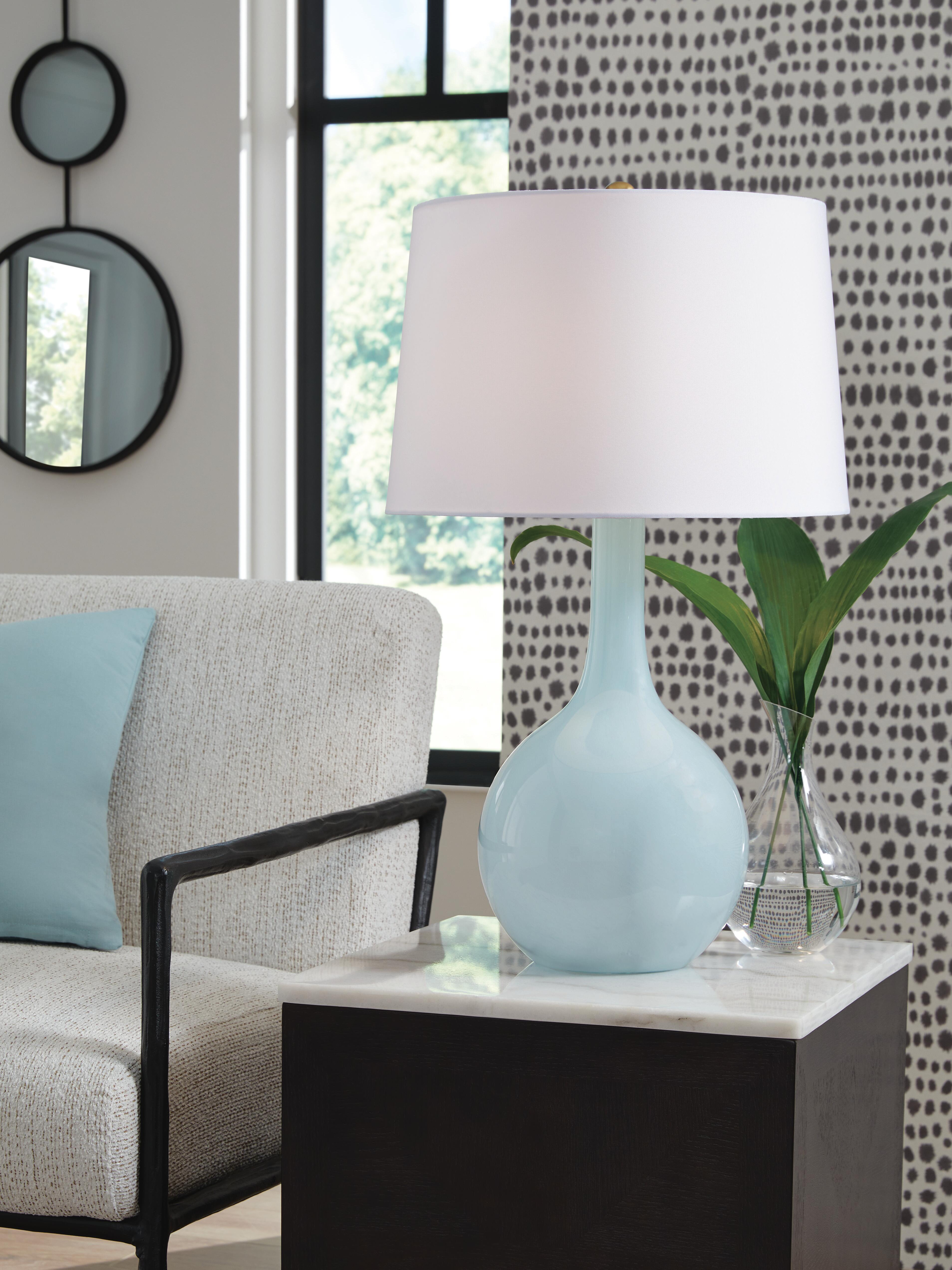 J&M Furniture - Ashley Furniture - Rylanton Table Lamp - Glass Table Lamp (1/CN) - L430874