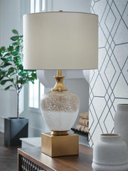 J&M Furniture - Ashley Furniture - Tavisburg Table Lamp - Glass Table Lamp (1/CN) - L430894