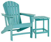 J&M Furniture - Ashley Furniture - Sundown Treasure Adirondack Chair with End Table - Adirondack Chair with End Table - P012P1