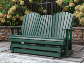 J&M Furniture - Ashley Furniture - Shell Beach Outdoor Loveseat Glider - Loveseat Glider - PCP115-835