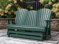J&M Furniture - Ashley Furniture - Shell Beach Outdoor Loveseat Glider - Loveseat Glider - PCP115-835